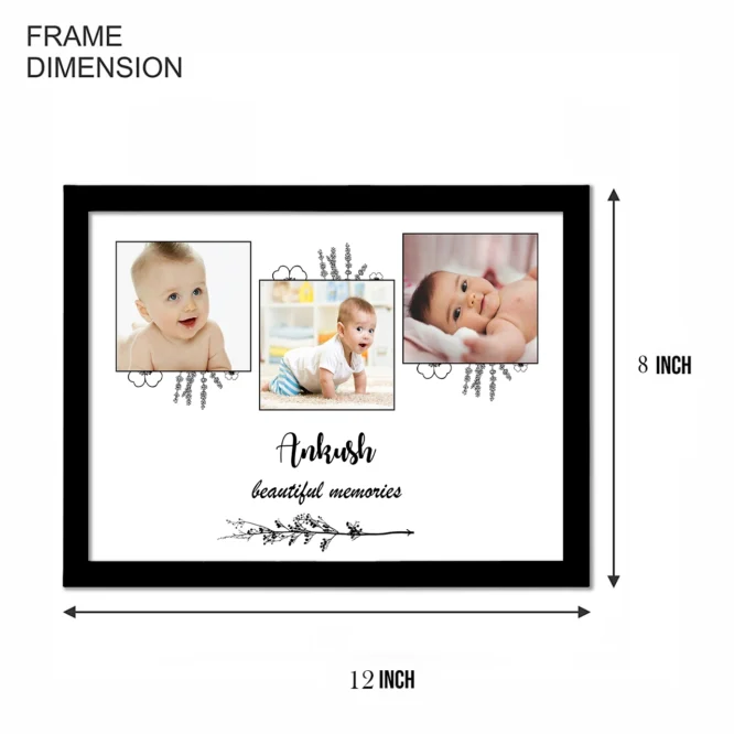 Customized Baby Birthday Frame - Image 2